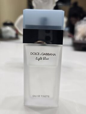 Dolce & Gabbana Light Blue Bottle with Pale Blue Cap
